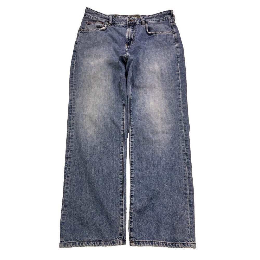 Tommy Bahama Jeans Men 35x30 Blue Classic Straight Distress Denim‎